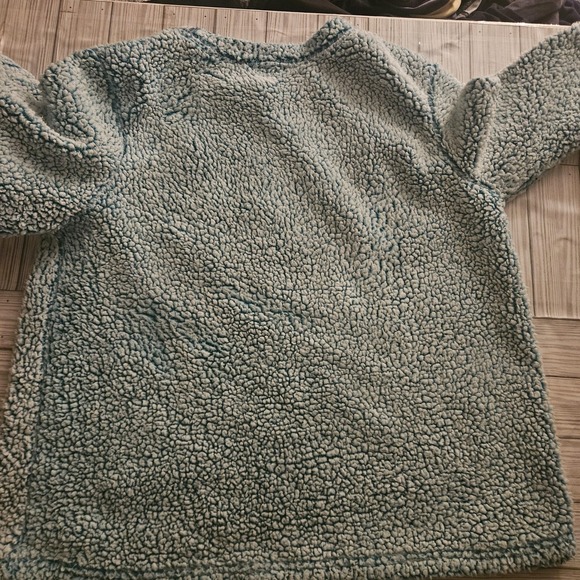 Disney Stitch Ohana Pullover Womens XL Turquoise Sherpa Fleece Soft LZ499475C‎ - Picture 5 of 8